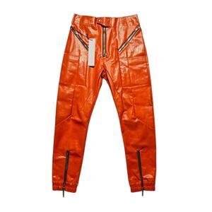 FW22 Strobe waxed coated zippered pant